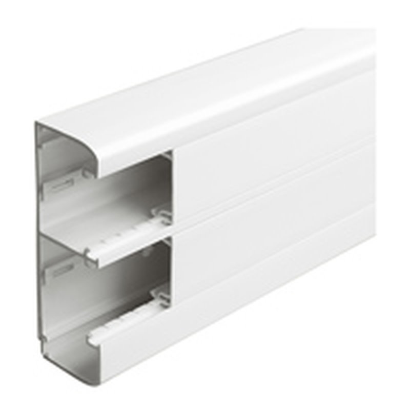 Legrand 075604 - Goulotte 2 compartiments à clippage direct 50x145mm Mosaic - blanc