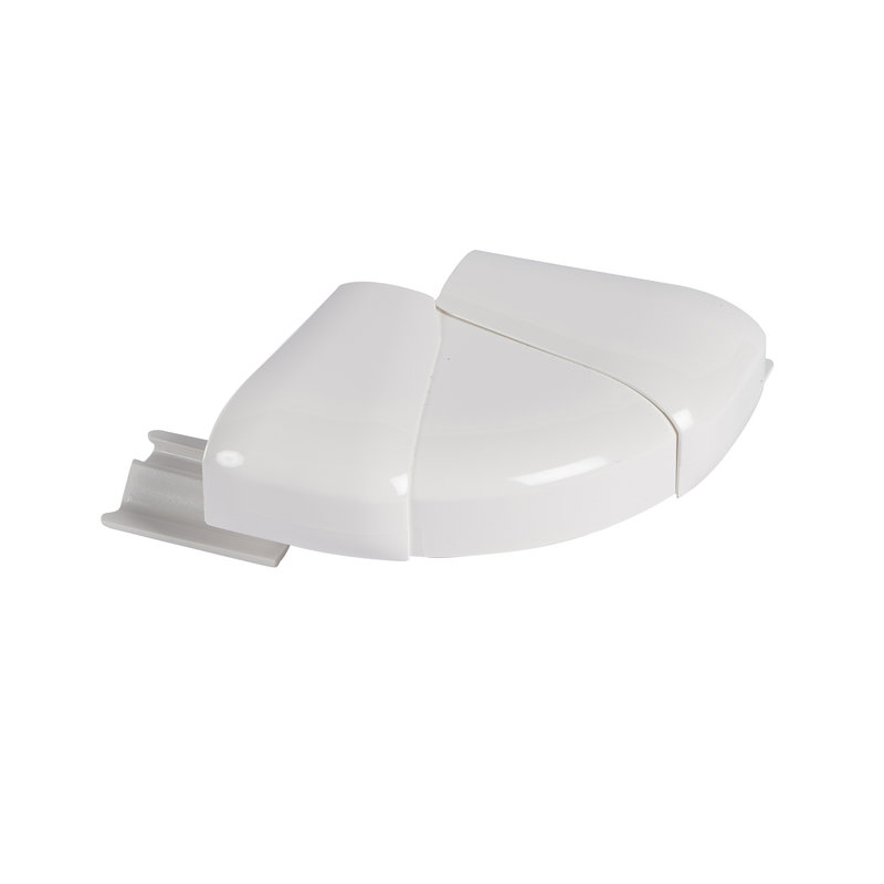 Legrand 075719 - Angle extérieur goulotte à clippage direct Mosaic 50x180mm -blanc antimicrobien