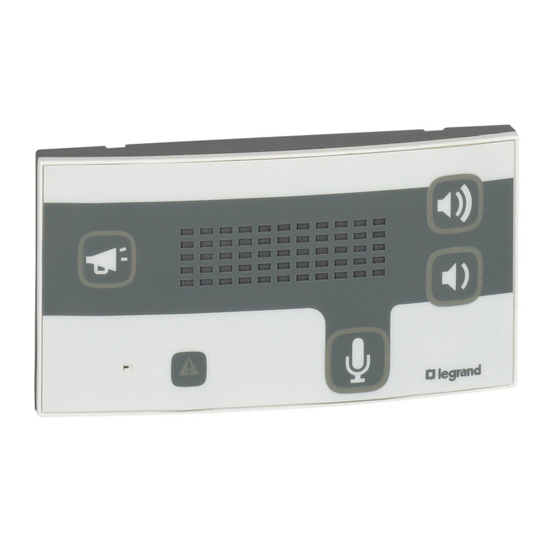 Legrand 076608 - Bloc de porte phonie Mosaic appel infirmière pour communication avec chambres