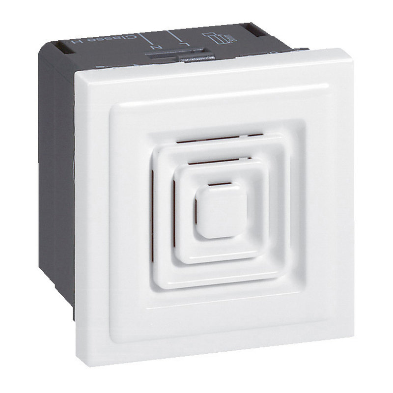 Legrand 076640 - Ronfleur Mosaic - 8 V~ - 2 modules - blanc