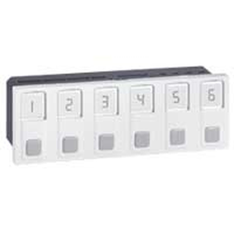 Legrand 076660 - Afficheur d'appel 6 directions Mosaic - 6 modules