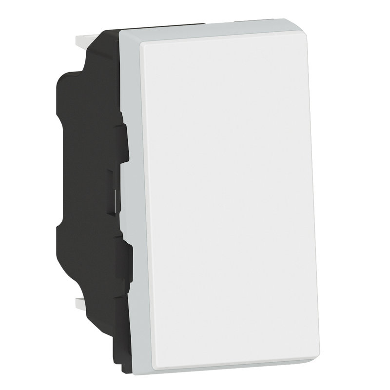 Legrand 077001L - Interrupteur ou va-et-vient 10AX 250V~ Mosaic Easy-Led 1 module - blanc