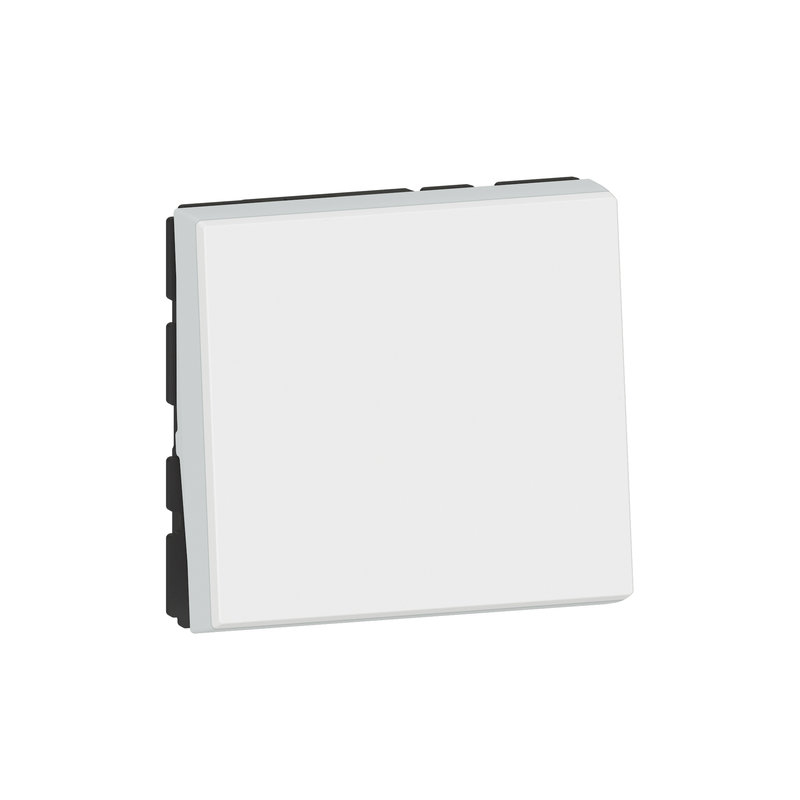 Legrand 077011L - Interrupteur ou va-et-vient 10AX 250V~ Mosaic Easy-Led 2 modules - blanc