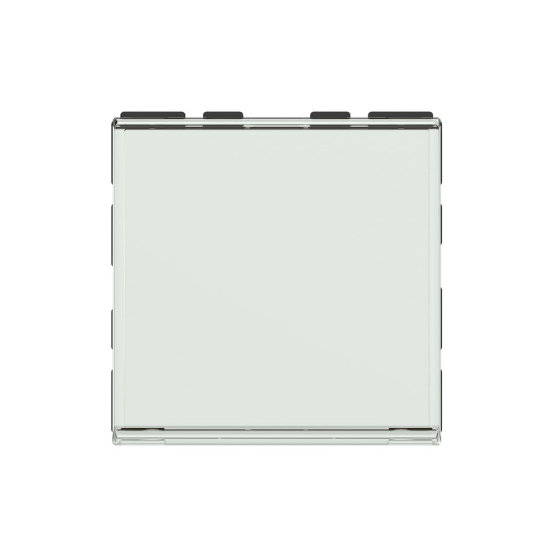 Legrand 077043L - Poussoir/inv porte-étiq Mosaic Easy-Led 6A 250V~ 2 mod blanc antimic