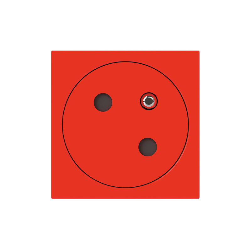 Legrand 077118L - Prise de courant 2P+T Surface Mosaic Link raccordement latéral 2 modules - rouge