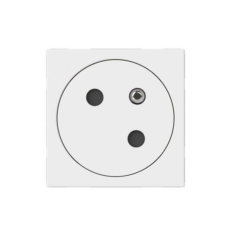 Legrand 077158L - Prise 2P+T Surface Mosaic Link raccordement latéral 2 mod - blanc antimicrobien