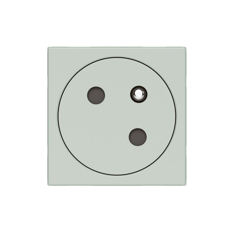Legrand 077197L - Prise de courant 2P+T Surface Mosaic Link raccordement latéral 2 modules - gris