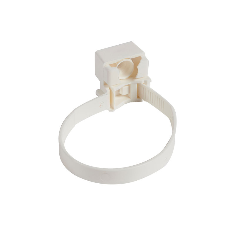 Legrand 07782 - Lot de 100 colliers à embase réglables pour Ø16mm à Ø32mm - blanc RAL9010