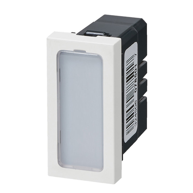 Legrand 078501 - Voyant antimicrobien simple 230V 1W Mosaic 1 module avec 4 étiquettes de couleur