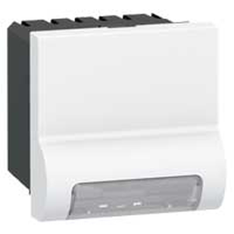 Legrand 078510 - Hublot de balisage Mosaic 2 modules pour balisage de plinthe - blanc