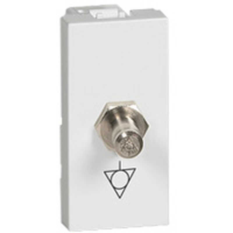 Legrand 078700 - Prise équipotentielle Mosaic 1 module - blanc antimicrobien