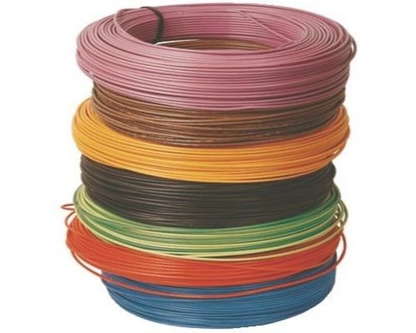 [CAB-101O] Fil Électrique H07VU 2.5 Rigide Orange - Couronne De 100M