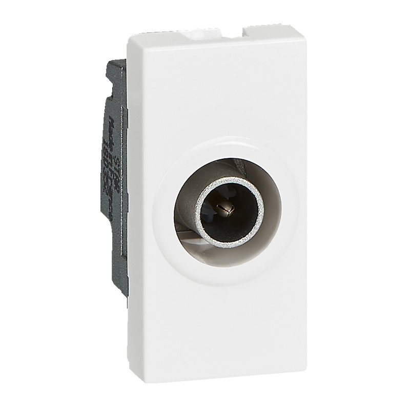 Legrand 078793 - Prise télévision Ø9,52mm mâle Mosaic 1 module - blanc