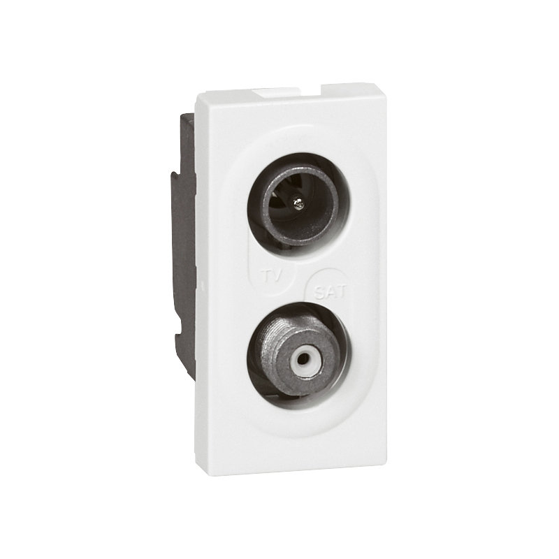 Legrand 078795 - Prise TV-SAT Mosaic - 1 module - finition blanc