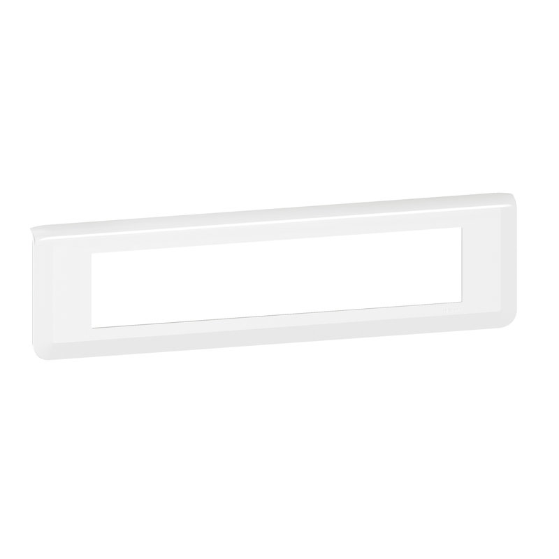 Legrand 078810L - Plaque de finition horizontale Mosaic pour 10 modules blanc