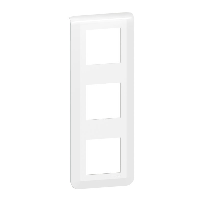 Legrand 078823L - Plaque de finition verticale Mosaic pour 3x2 modules blanc