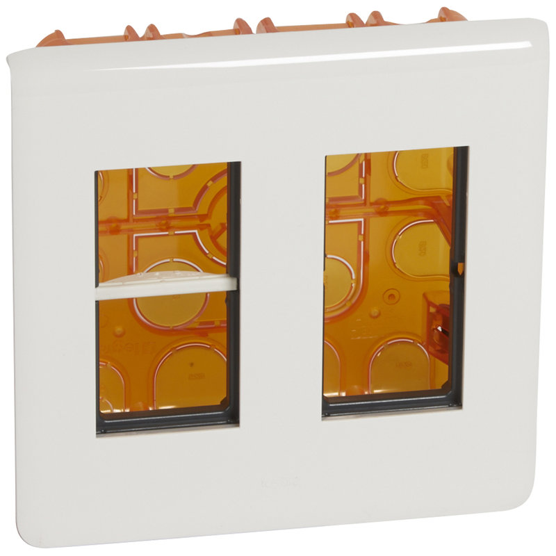 Legrand 078872L - Kit poste de travail encastré Mosaic pour 2x4 modules
