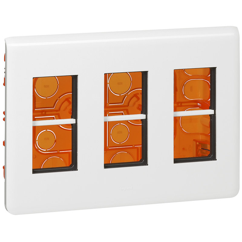 Legrand 078873L - Kit poste de travail encastré Mosaic pour 3x4 modules