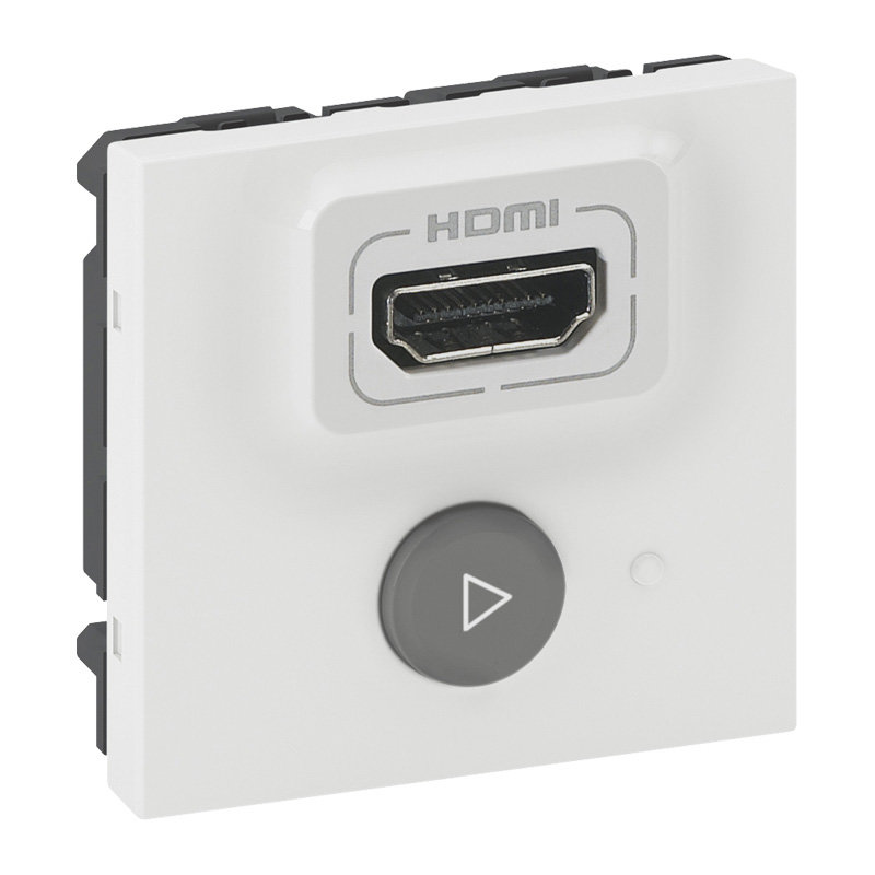 Legrand 078912 - Emetteur sélecteur Mosaic pour projection HDMI multiparticipants - 2 modules