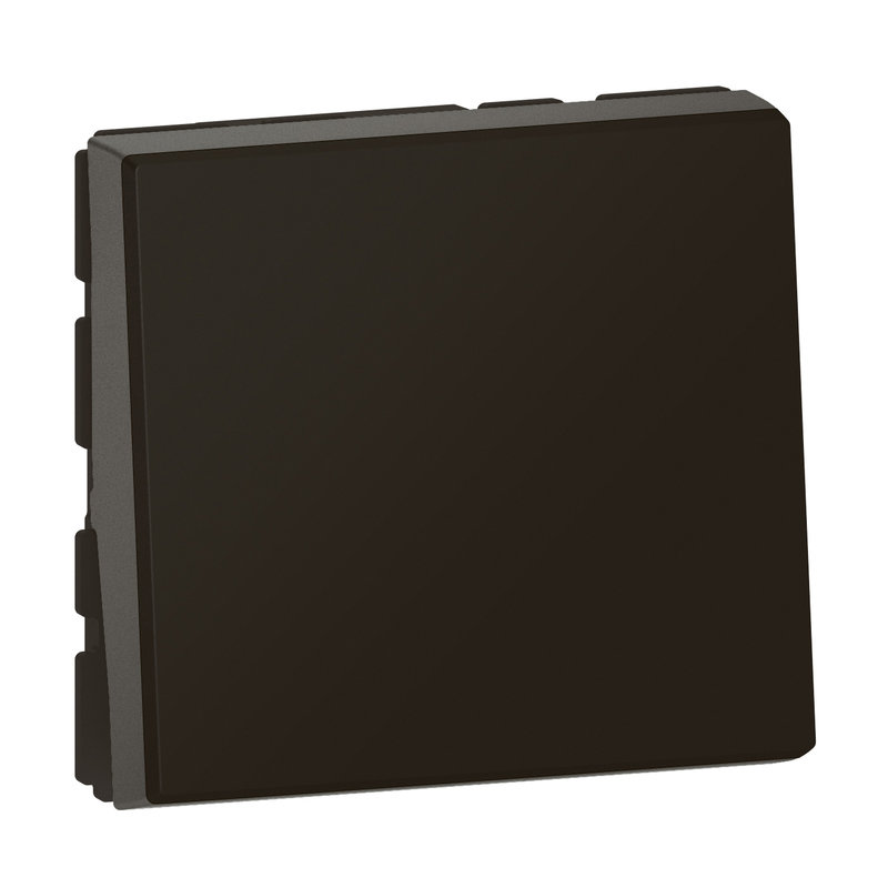 Legrand 079111L - Interrupteur ou va-et-vient 10AX 250V~ Mosaic Easy-Led 2 modules - noir mat