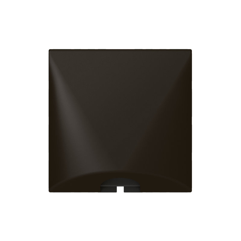 Legrand 079150L - Sortie de câbles Mosaic 2 modules - serre-câbles, câbles Ø12m-Ø4mm - noir mat