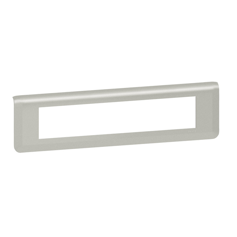 Legrand 079310L - Plaque de finition horizontale Mosaic pour 10 modules alu