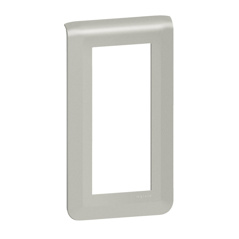 Legrand 079325L - Plaque de finition verticale Mosaic pour 5 modules alu