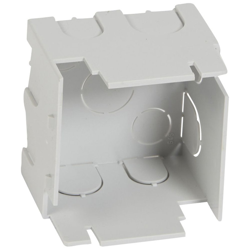 Legrand 080011 - Boîtier pour paroi mince Batibox 2modules - supports réf.080291/080295