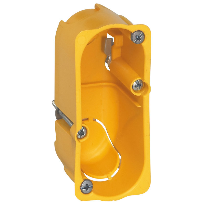 Legrand 080040 - Boîte monoposte Batibox cloisons sèches pour 1 module - profondeur 40mm