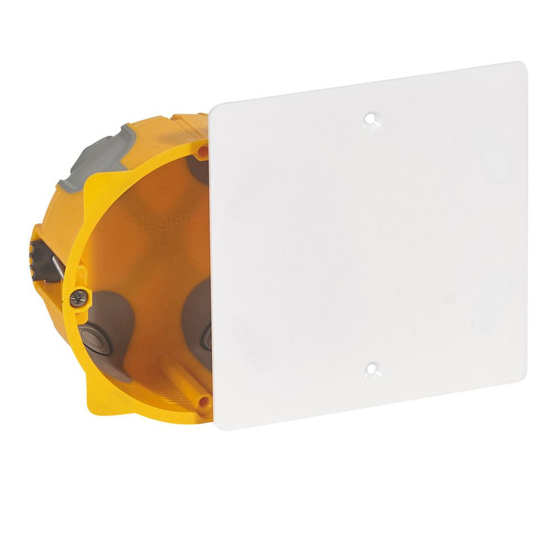 Legrand 080084 - Boîte monoposte Ecobatibox pour dérivation Ø85mm - profondeur 40mm