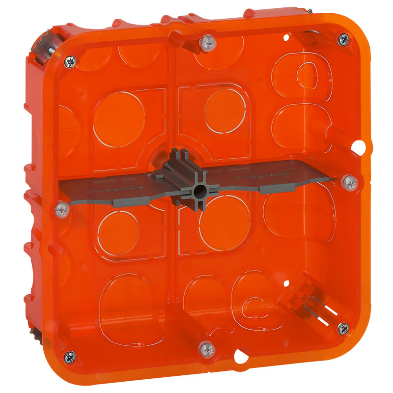 Legrand 080124 - Boîte multimatériaux Batibox 2x2 postes ou 2x4 à 5 modules - profondeur 50mm