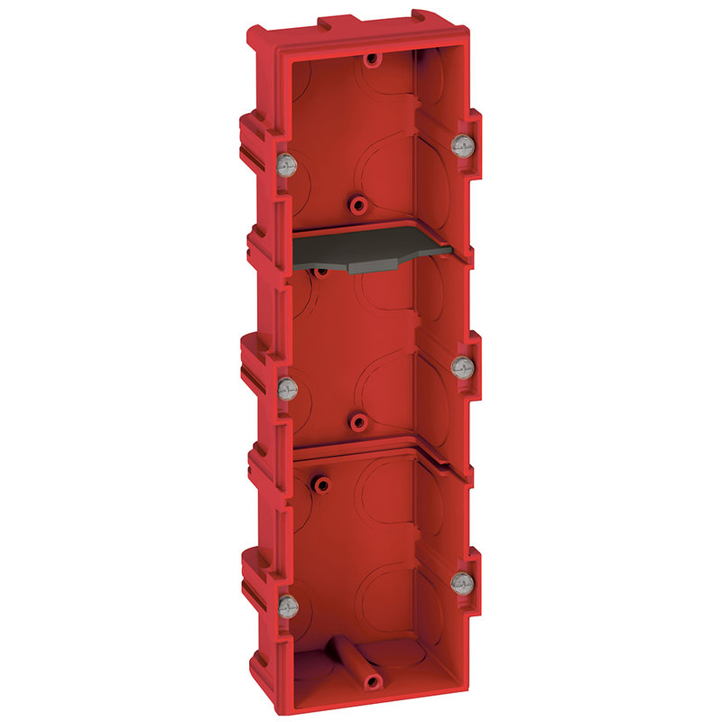 Legrand 080143 - Boîte multiposte Batibox maçonnerie 3 postes ou 6 à 8 modules - profondeur 40mm