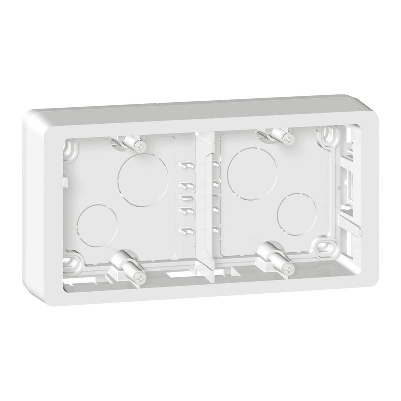 Legrand 080245 - Cadre saillie Céliane 2 postes horizontal ou vertical titane
