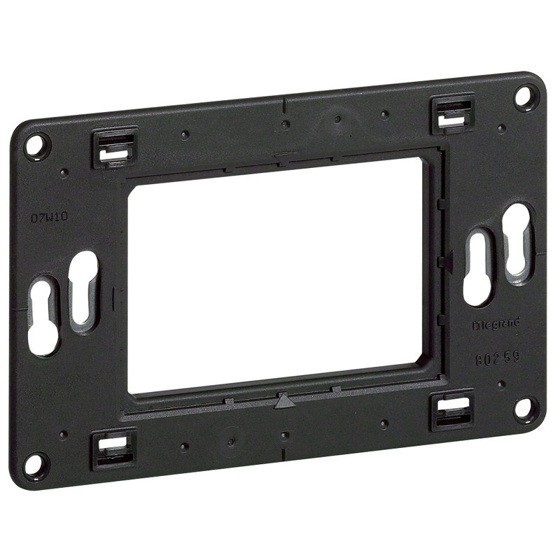 Legrand 080259 - Support universel Batibox - pour 3 modules