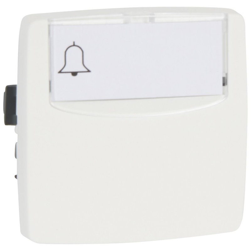 Legrand 086109 - Poussoir 6A porte-étiquette Appareillage saillie composable - blanc