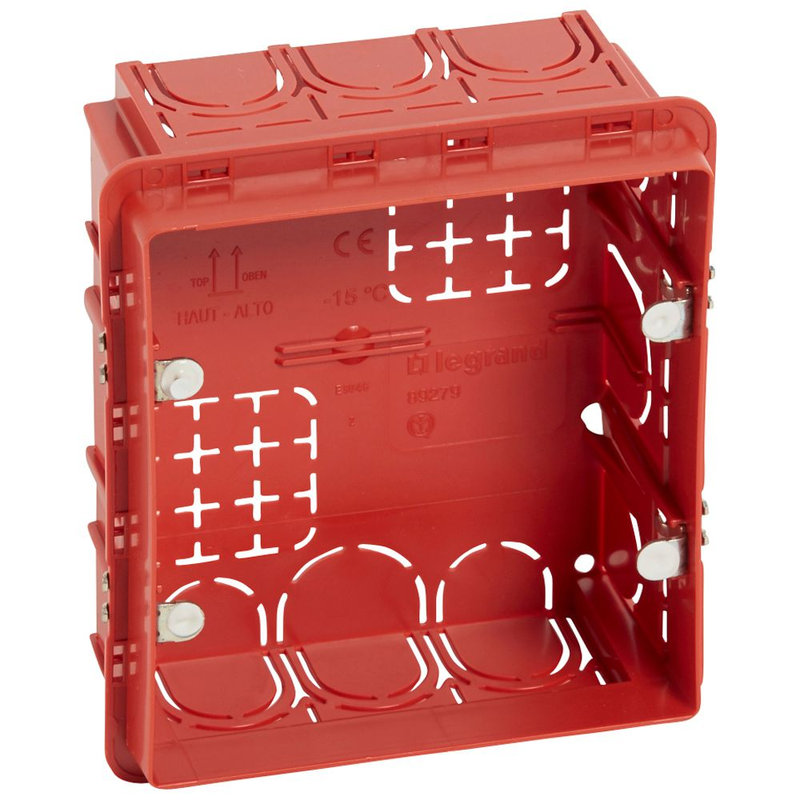 Legrand 089279 - Boîte Batibox maçonnerie - écrans tactiles 3,5pouces 109x106mm - profondeur 50mm