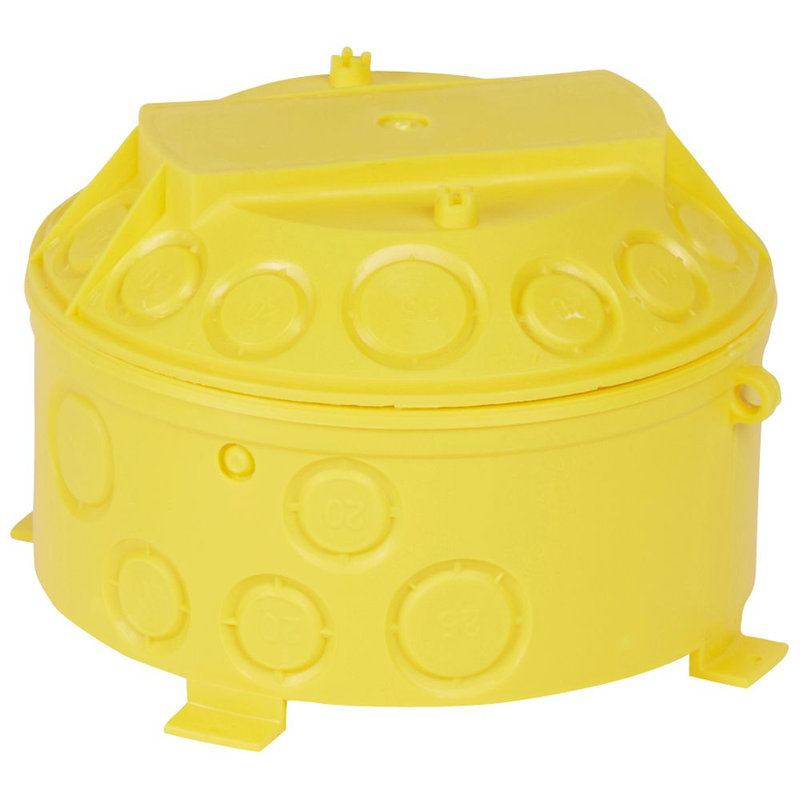 Legrand 089380 - Boîte pour combles et hourdis Batibox cloisons sèches Ø140mm profondeur 100mm