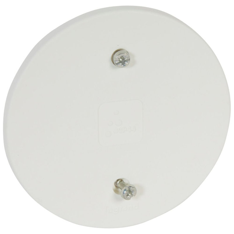 Legrand 089504 - Couvercle obturateur IP44 Batibox Ø75mm pour applique