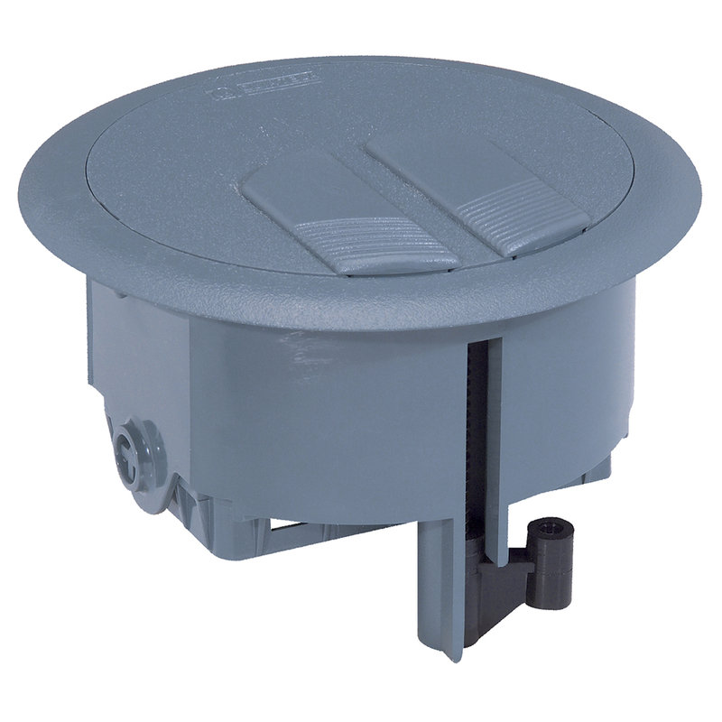 Legrand 089644 - Boîte de sol à équiper - 3 modules - gris