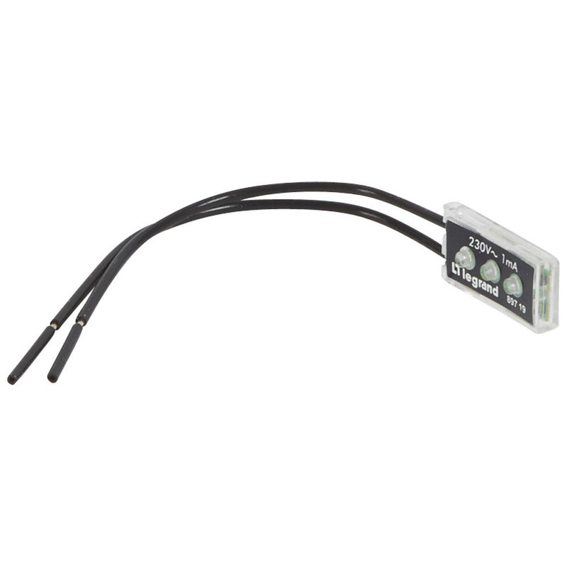 Legrand 089719 - Voyant lumineux blanc pour rétroéclairage de la prise de sol