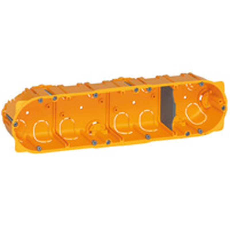 Legrand 080044 - Boîte multiposte Batibox cloisons sèches 4 postes 8 à 10 modules -profondeur 40