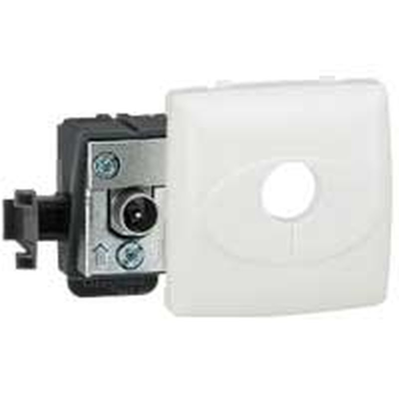 Legrand 086140 - Prise télévision simple mâle Appareillage saillie composable - blanc