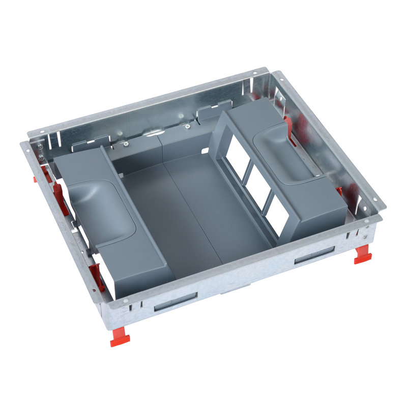 Legrand 088024 - Kit support pour boîte de sol standard pour prises verticale 2 rangées 6 modules
