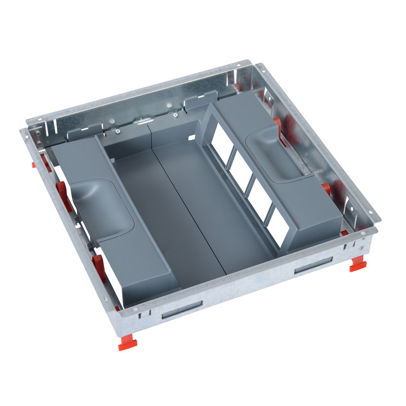Legrand 088025 - Kit support pour boîte de sol standard pour prises verticale 2 rangées 8 modules