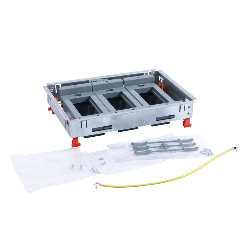 Legrand 088030 - Kit 3 supports horizontaux fixes 3x4 modules pour boîte standard 8 à 12 modules