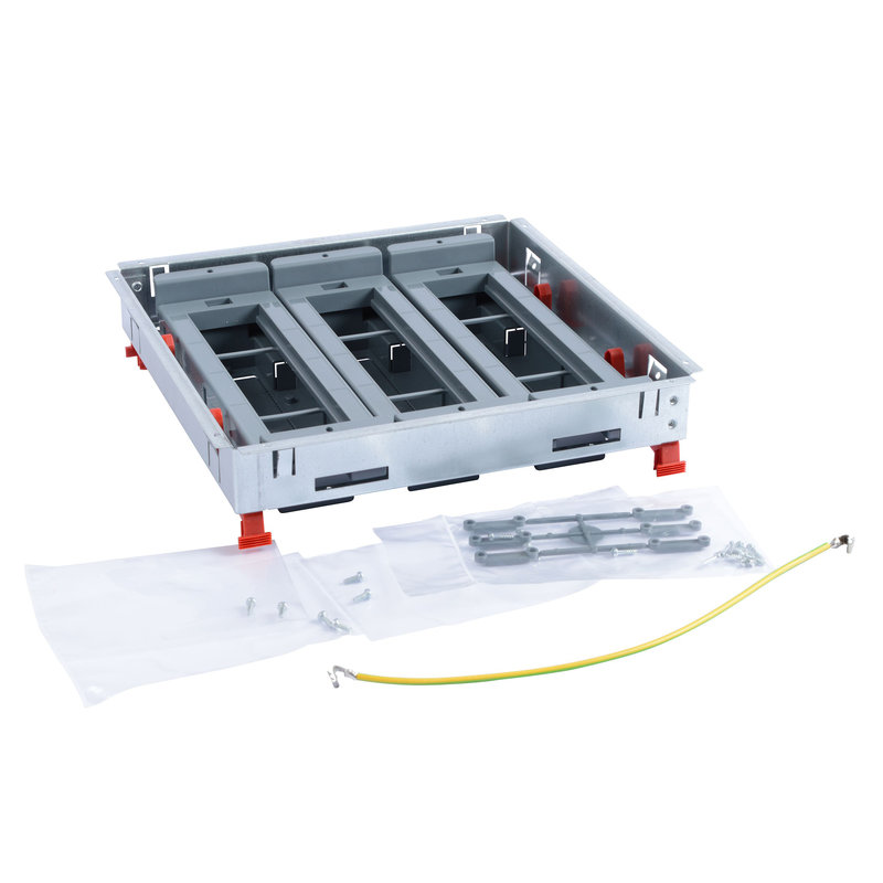 Legrand 088032 - Kit 3 supports horizontaux fixes 3x8 modules pour boîte standard 16 à 24 modules