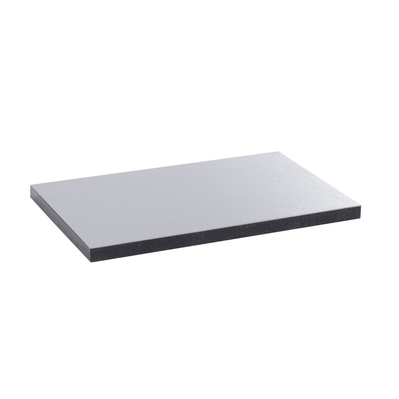 Legrand 088046 - Plaque de finition couvercle métal finition inox - boite de sol std 12/18 mod