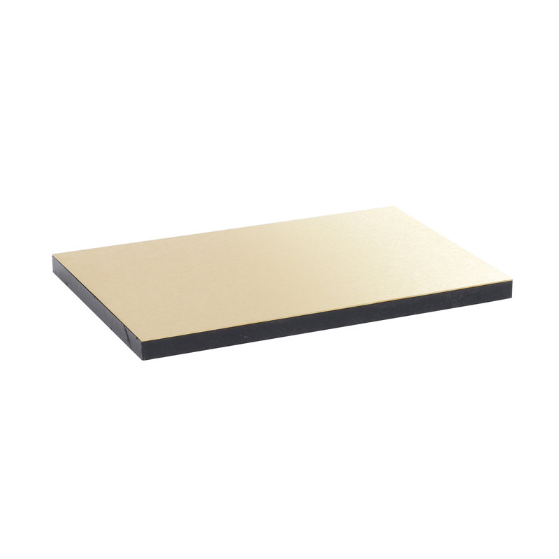 Legrand 088049 - Plaque de finition couvercle métal laiton inox - boite de sol std 12/18 modules