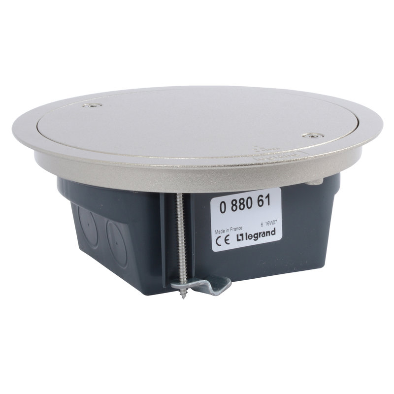 Legrand 088061 - Boîte de sol IP66 4 modules avec couvercle amovible - inox