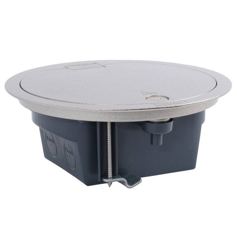 Legrand 088064 - Boîte de sol IP66 4 modules avec couvercle sur charnière - inox